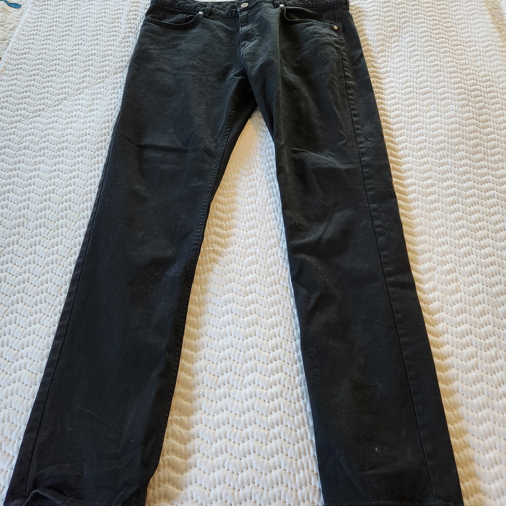 H&M Men's Black Straight Chinos